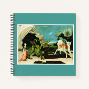 Der mittelalterliche Saint George und der Drago Notizbuch