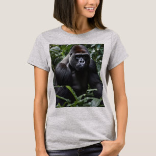 Der Mitternachts-Gorilla-König: Monarch des Waldes T-Shirt