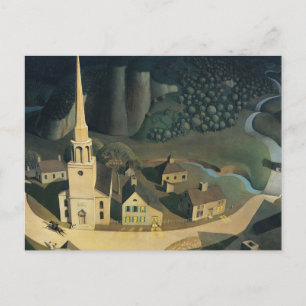 Der Mitternachtsritt von Paul Revere von Grant Woo Postkarte
