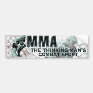 Der MIXED MARTIAL ARTS Denker Autoaufkleber
