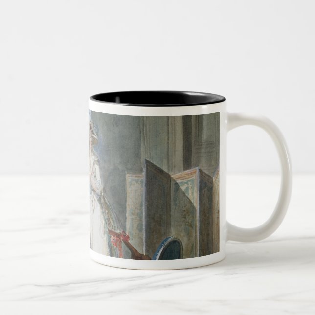 Der Mode-Verkäufer Zweifarbige Tasse (Rechts)