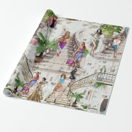 Der Modedesigner Geschenkpapier