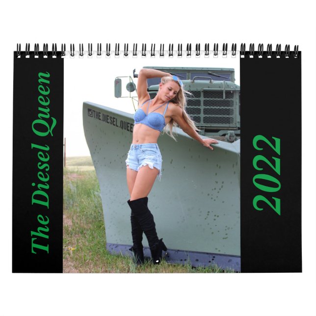Der Modellkalender der Dieselkönigin 2022 Kalender (Titelbild)