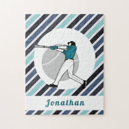 Der moderne Baseball-Softball-Spieler schlug seine
