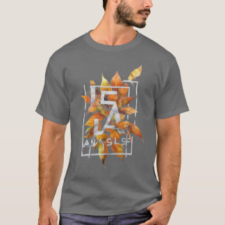 Der moderne Herbst hinterlässt Typografie-T - Shir T-Shirt