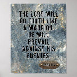 Der moderne Herr wird das Bibelangebot Maskuline f Poster