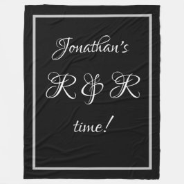 Der moderne Personalisierte Name Jonathan's R&R Ze Fleecedecke