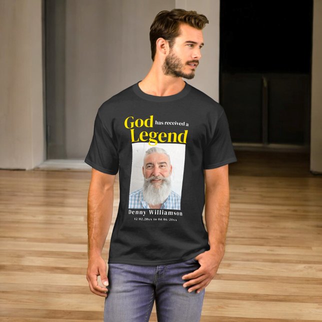 Der moderne schwarze Goldgott erhielt eine Legende T-Shirt (Von Creator hochgeladen)