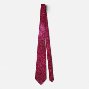 Der moderne Vatertag Hochzeit Ruby Glitzer Glitzer Krawatte