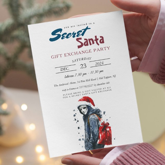 Der moderne Weihnachtsmann in verkleiden I Secret  Einladung (Von Creator hochgeladen)