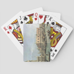 Der Molo und die Piazzetta San Marco, Venedig (Öl Spielkarten