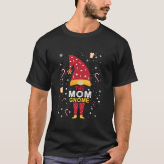Der Mom-Gnom-Weihnachts-Karo-passende Familien-Spa T-Shirt