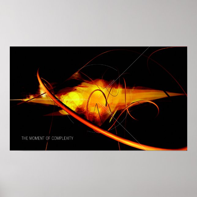 Der Moment der Komplexität Poster (Vorne)