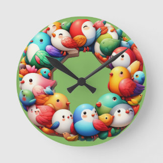 der Moment Runde Wanduhr