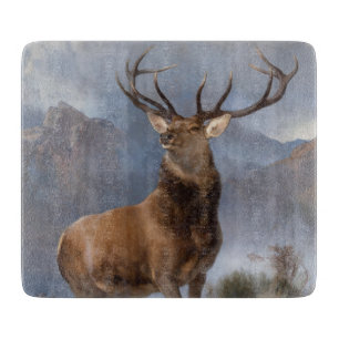 Der Monarch des Glen (Wilder Hirsch) (von Landseer Schneidebrett