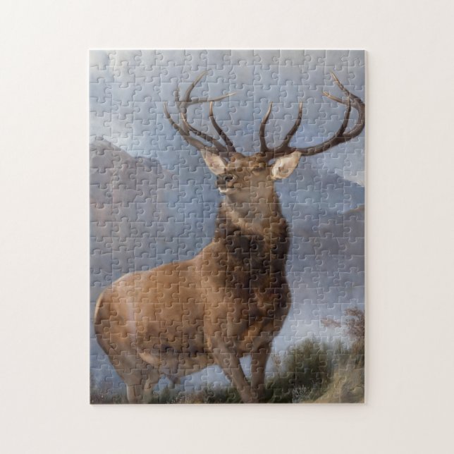 Der Monarch des Glen (Wilder Stag) (von Landseer) (Vertikal)