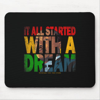 Der Monat der schwarzen Geschichte gilt als führen Mousepad