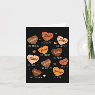 Der Monat der Schwarzen Geschichte träumt wie Mart Karte