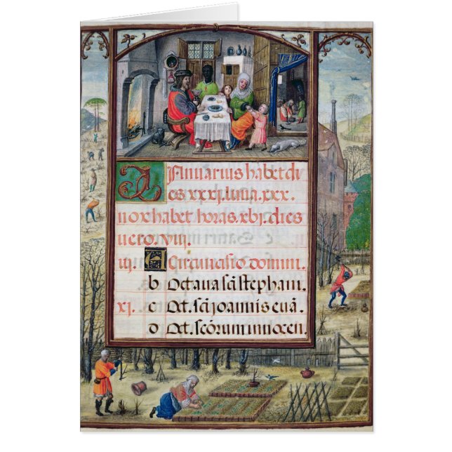 Der Monat Januar (Vorne)