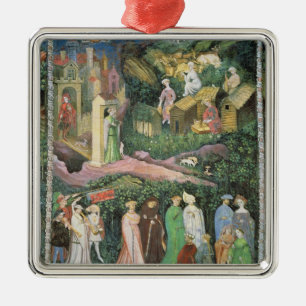 Der Monat Juni, c.1400 Ornament Aus Metall