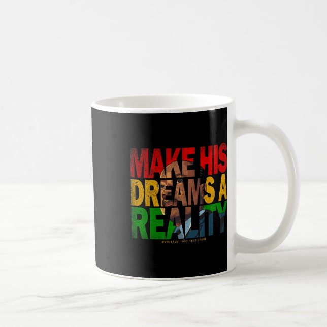 Der monatliche Traum der schwarzen Geschichte als  Kaffeetasse (Rechts)
