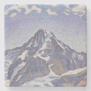 Der Mönch mit Wolken (Ferdinand Hodler) Steinuntersetzer