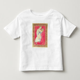 Der Mönch Ruodprehet, der sein Buch darstellt Kleinkind T-shirt