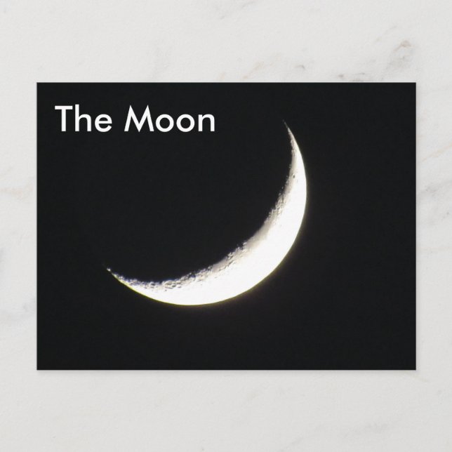 Der Mond # 1 - Postkarte lernen (Vorderseite)