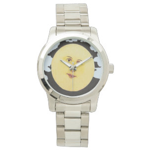 der Mond Armbanduhr