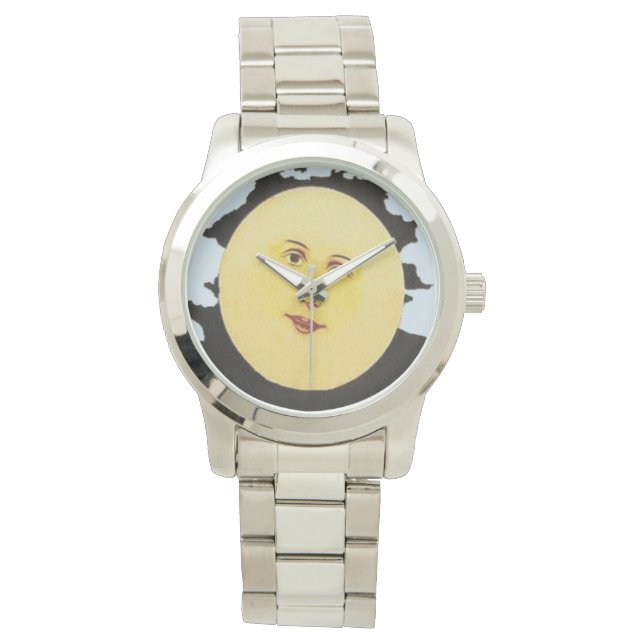 der Mond Armbanduhr (Vorderseite)