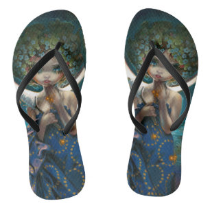 "Der Mond" Flip Flops