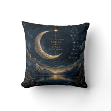 Der Mond führt | Himmelsmond & Sternen Kunst
