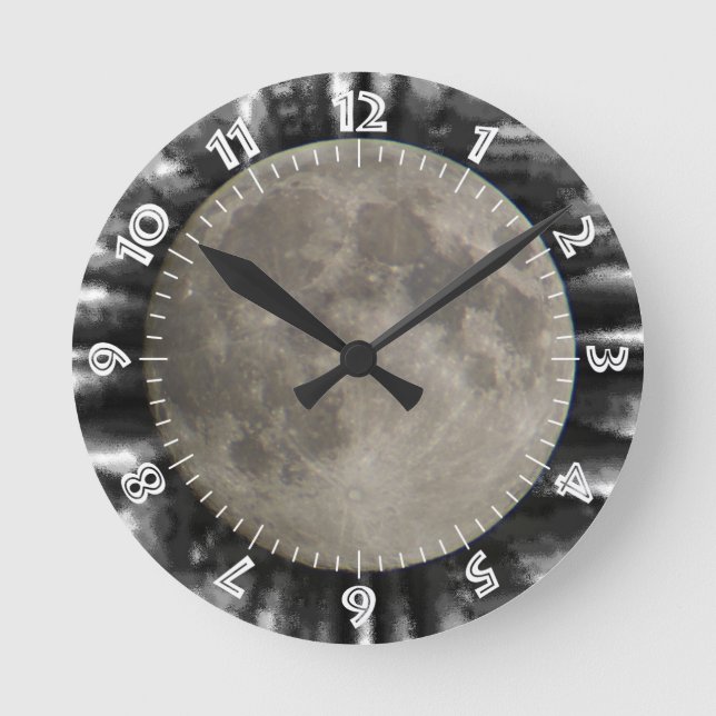 Der Mond, la lune, la luna, the moon Uhr (Vorderseite)