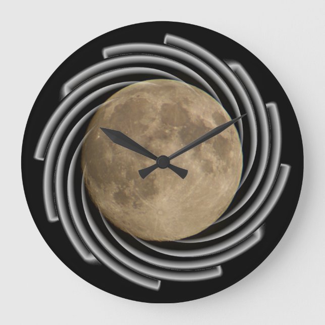 Der Mond, la lune, la luna, the moon Uhr (Vorderseite)