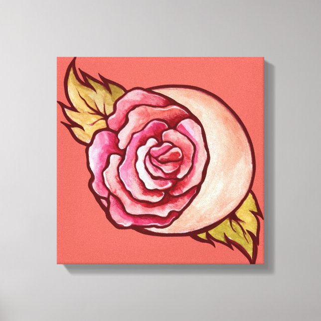 Der Mond Leinwanddruck (Vorderseite)