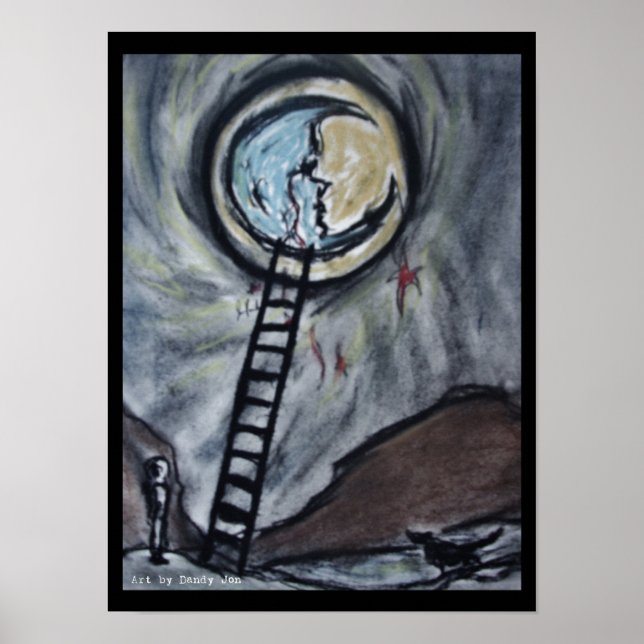 Der Mond Poster (Vorne)