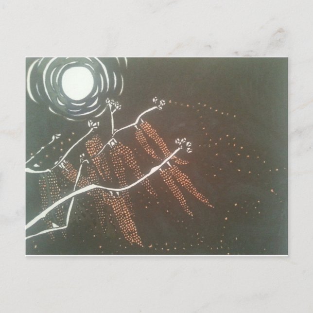 Der Mond Postkarte (Vorderseite)