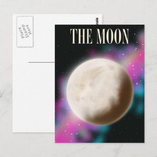 Der Mond Postkarte