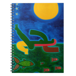 Der Mond reiste in Skorpion 2014 Notizblock