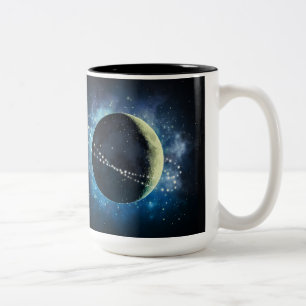 Der Mond - Tasse, Cup Zweifarbige Tasse