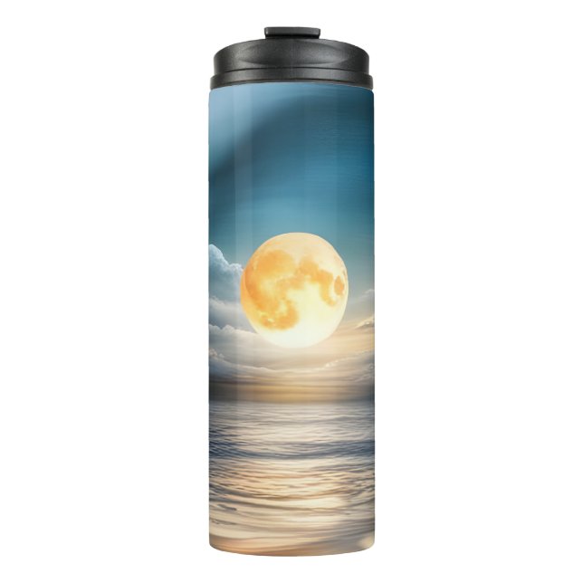 Der Mond und das Meer Thermosbecher (Vorderseite)