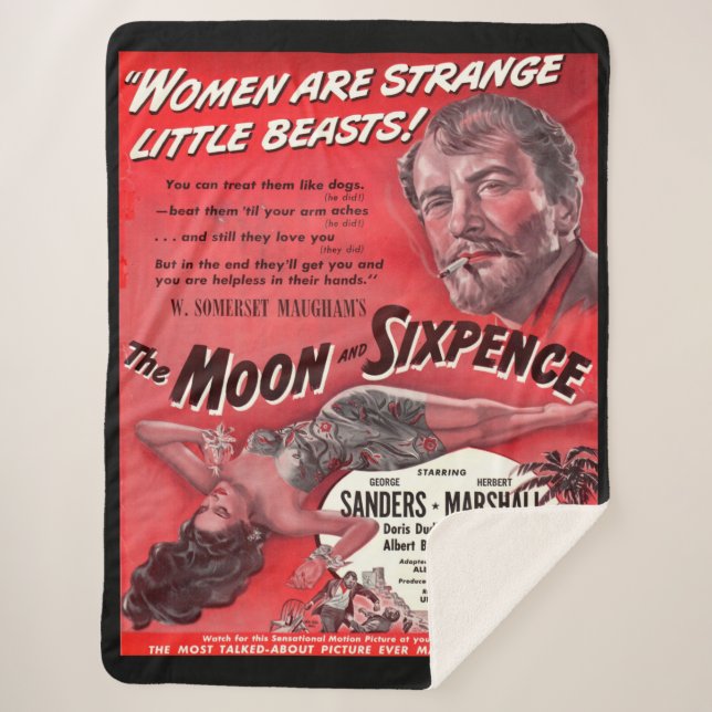 Der Mond und die Sixpenz Sherpadecke (Vorderseite)