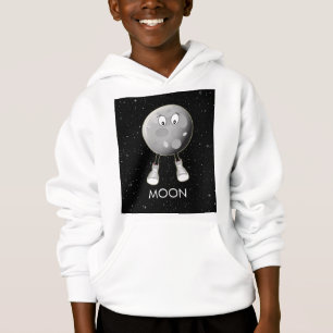 Der Mond und die Sterne im All Hoodie