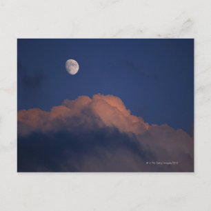 Der Mond und die Wolke Postkarte