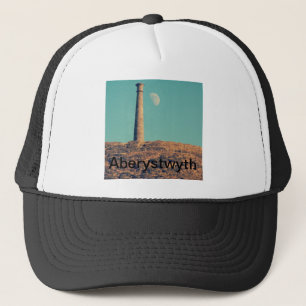 Der Mond und ein Turm: Aberystwyth Truckerkappe