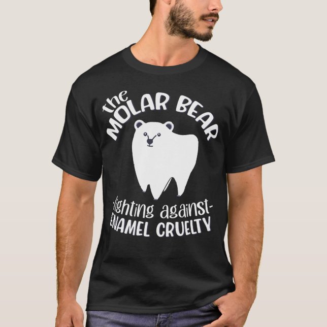 Der Mondbär 2021, Funny Dentist Gift T-Shirt (Vorderseite)
