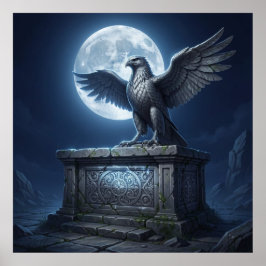 Der mondbeschienene Herrscheradler Poster