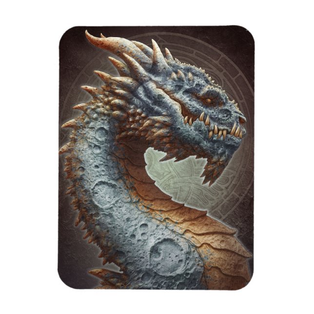 Der Monddrache von Kerem Beyit Magnet (Vertikal)