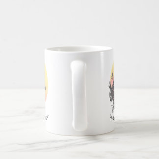 Der Mondführer, Wolf auf dem Mond und Gothic Lette Kaffeetasse