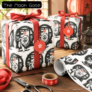 DER MONDTOR Chow Geschenkpapier